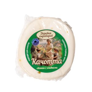 Сыр Качотта свежая с оливками Деревня сыроваров