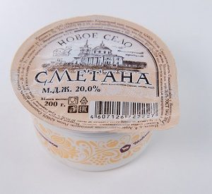 Сметана 20% Новое село